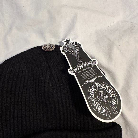 NWT Chrome Hearts Black Cross Beanie - Picture 2 of 3
